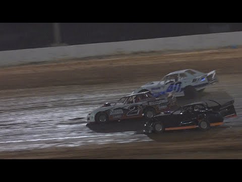 03/15/25 Street Stock Feature - 8 car crash at the Shamrock Showdown - dirt track racing video image