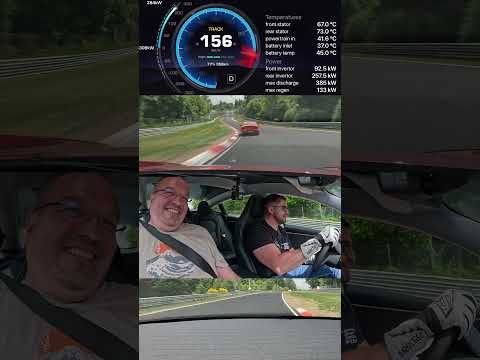 CRAZY TAXI Driver🤯 x Tesla M3P Endurance // Nürburgring