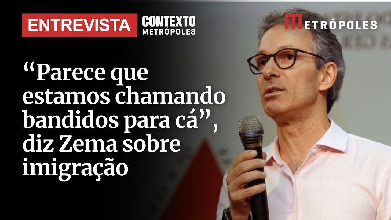 Zema fala sobre política imigratória brasileira Parece que estamos chamando bandidos para cá