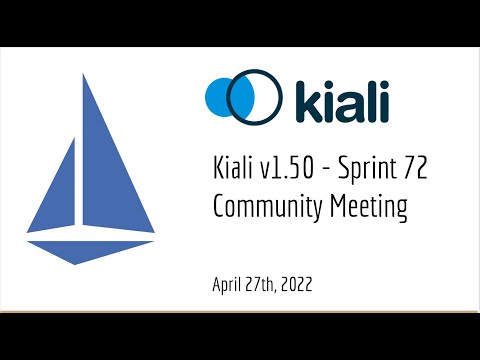 Thumbnail for Kiali Sprint 72 Demo [v1.50] - Service mesh management for Istio