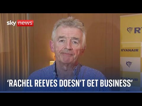 Ryanair boss giving news conference