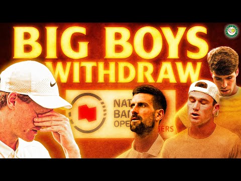 Sinner, Alcaraz & Djokovic WITHDRAW from Toronto Masters 😲 | GTL Tennis News
