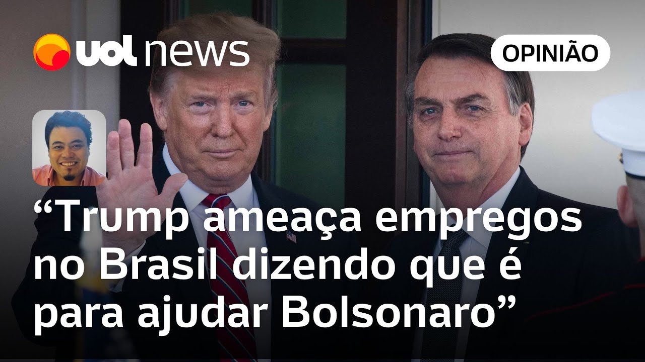 Trump usa Bolsonaro para justificar tarifas e isso pode ser jogado nas costas dele | Sakamoto