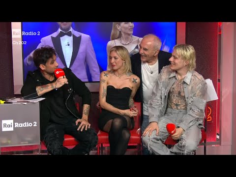 Intervista a Il Tre e Fabrizio Moro (4ª serata) - Radio2 a Sanremo