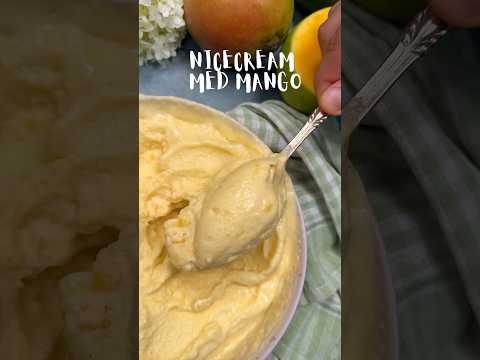 Nicecream med mango - hurtig opskrift