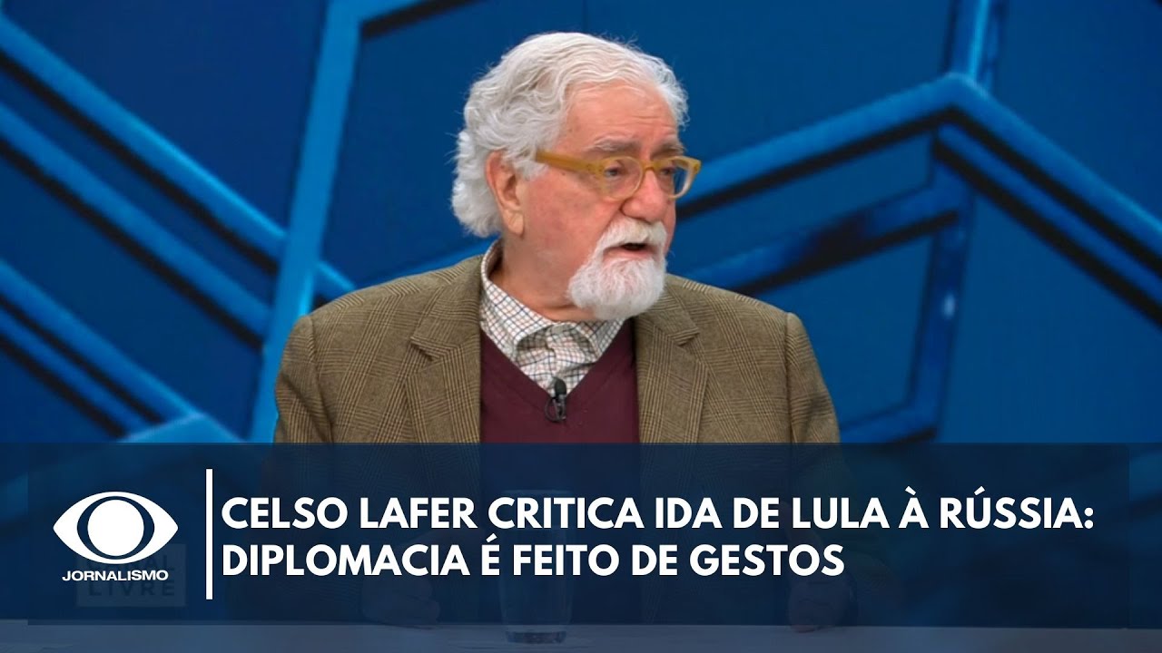 Celso Lafer critica ida de Lula à Rússia: diplomacia é feito de gestos | Canal Livre
