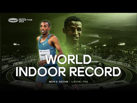 Girma 🇪🇹 breaks world indoor 3000m record | World Indoor Tour 2023