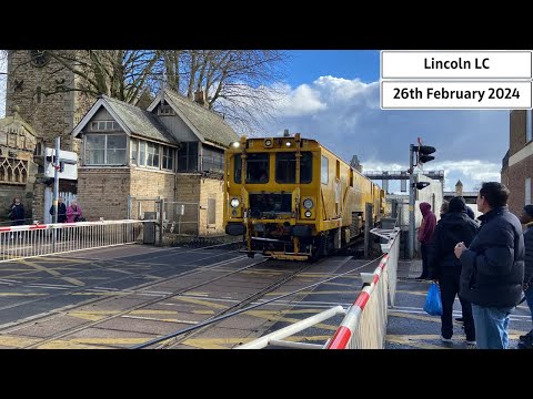 Lincoln High Street Level Crossing (26/02/2024)
