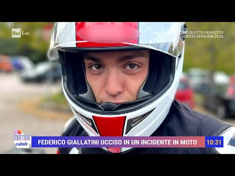 La storia di Federico Giallatini, morto in un incidente in moto - Unomattina Estate 21/08/2024