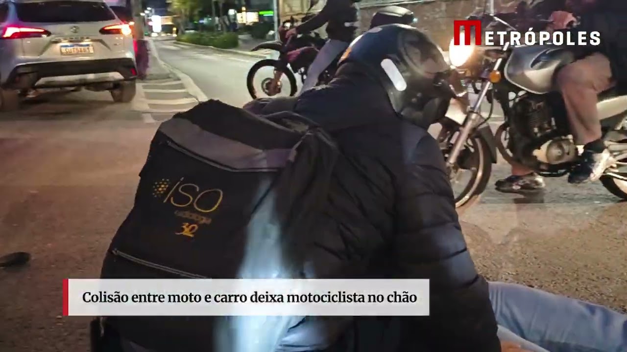 Cresce participação de motos entre veículos envolvidos com acidente em SP