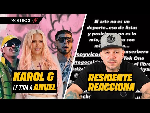 Feid lo hace mejor que Anuel, Segun Karol G / Residente no pone a Coscu en lista de raperos