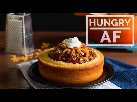 Cornbread Chili Bowl | Hungry AF