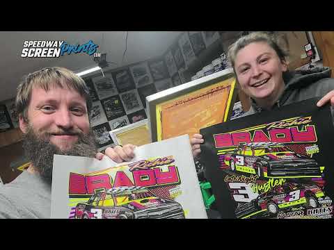 Experience Speedway Screen Prints like never before we are looking forward to the 2025 Racing season - dirt track racing video image