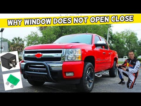 CHEVROLET SILVERADO WHY WINDOW DOES NOT OPEN CLOSE 2006 2007 2008 2009 2010 2011 2012 2013