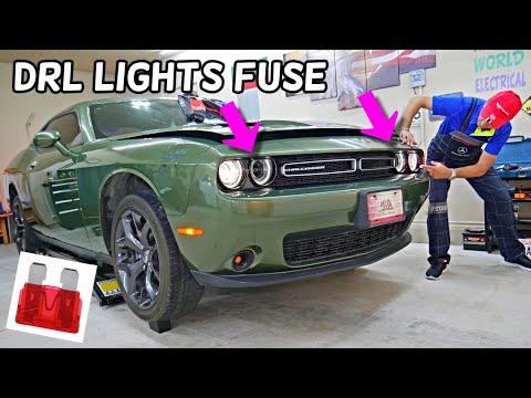 DODGE CHALLENGER DRL FUSE, DAYTIME RUNNING LIGHTS FUSE LOCATION REPLACEMENT
