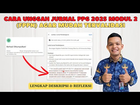 Cara Unggah Jurnal PPG 2025 Modul 2 (FPPN) Agar Mudah Tervalidasi