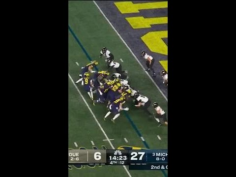 Blake Corum Walks in for His 3rd TD of the Day vs. Purdue