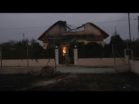 Wildfires tear through homes in Greece as high winds stoke blazes | AFP