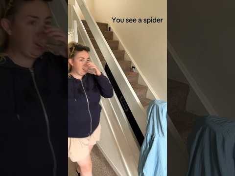 HECK NO!!! #Arachnophobia #funny #comedyshorts #prince #scaredycat