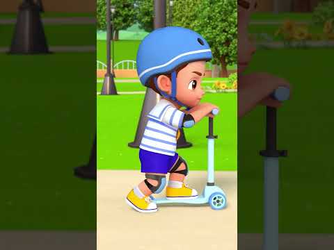 ¡Vamos a andar en monopatín! #bebefinn #shorts