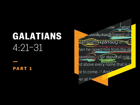 The Purpose of Allegory: Galatians 4:21–31, Part 1