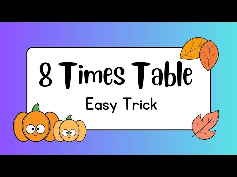 1 minute Maths Tricks🌞 || 8 Multiplication table Trick 1  || Maths Tricks || JunnukajuWorld