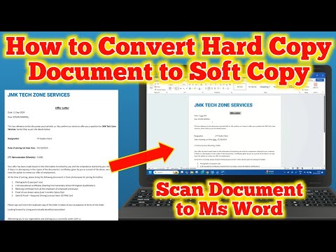 How to Convert Hard Copy Document to Soft Copy