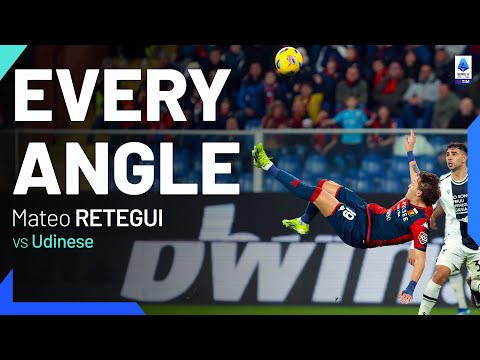 Retegui's Spectacular Bicycle Kick | Every Angle | Genoa-Udinese | Serie A 2023/24