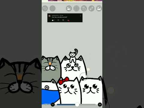 Who's Next? #shorts #cats #art #drawing #cute #digitalart #ibispaintx #cutecats
