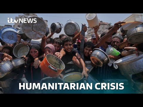 UK working with Jordan to air drop aid into Gaza, PM tells Macron and Merz | ITV News