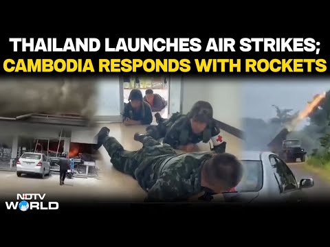 Thailand Cambodia Conflict | Thailand-Cambodia Clash: Air Strikes And Rocket Fire Escalate Tensions