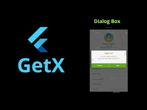 Flutter GetX Tutorial – GetX Dialog Flutter 2.5 – Dialog Box in Flutter GetX App Development 2022