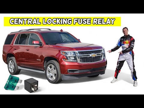 CHEVROLET TAHOE SUBURBAN CENTRAL LOCKING DOOR LOCKS FUSE RELAY LOCATION REPLACEMENT 2015 2016 2017 2