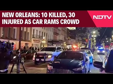 New Orleans Car Accident | 10 Killed, 30 Injured As Car Rams Crowd In New Orleans | New Orleans News