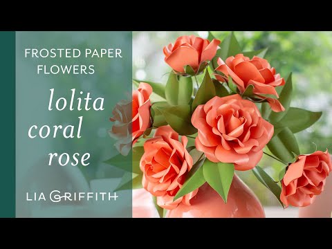 How to Make a Frosted Paper Lolita Rose