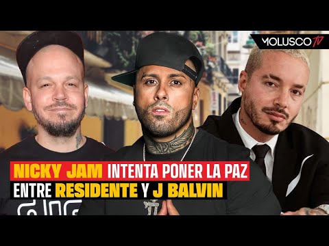 Nicky Jam intenta poner la paz entre Residente y J Balvin. Analisis Completo