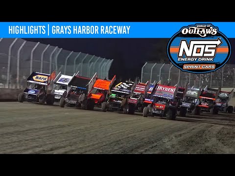 World of Outlaws NOS Energy Drink Sprint Cars | Grays Harbor Raceway | September 4, 2023 - dirt track racing video image