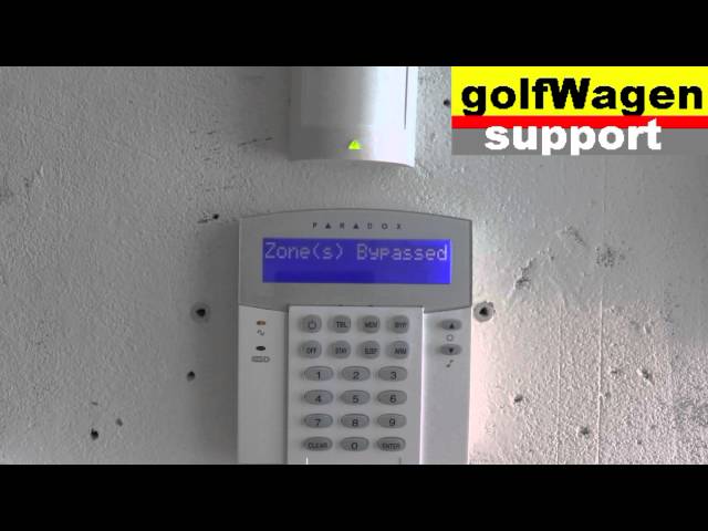How to Bypass a Zone on a Paradox Alarm System