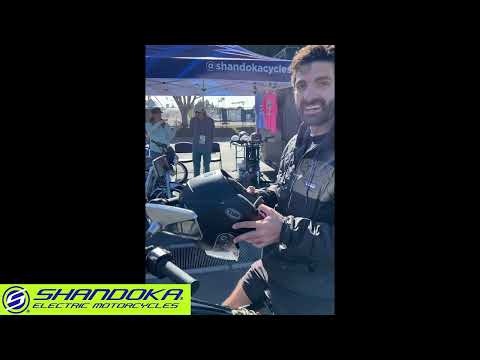What happens when a competitor's employee rides a Shandoka Electric Motorcycle? They get a big grin.