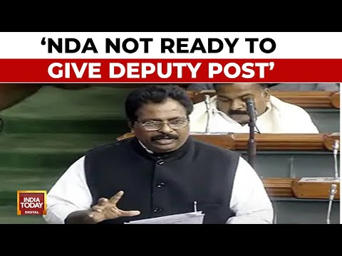 First Reaction Of Oppn’s Speaker Pick Suresh Says NDA Not Ready To Give Deputy Post