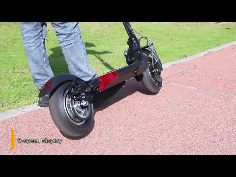 Shuangye new design 48V 500W dual motor folding electric scooter