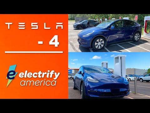 Tesla Superchargers VS Electrify America - CCS Network Growth