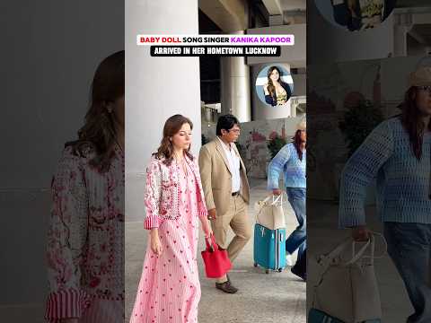 Bollywood Singer Kanika Kapoor In Lucknow | Baby Doll Singer Kanika Kapoor | Lucknow Airport | #twl