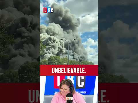 Massive fire breaks out near Wembley Stadium