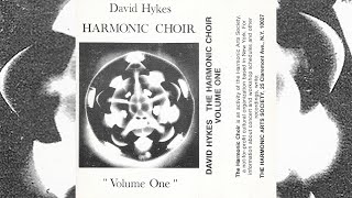 David Hykes - Harmonic Choir Volume One (Full Album Cassette)