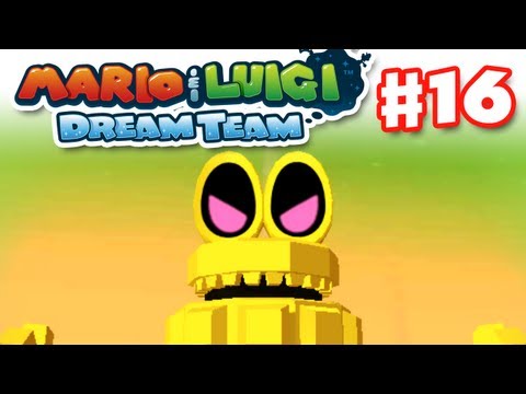 Mario & Luigi: Dream Team - Gameplay Walkthrough Part 16 - Robo-Drilldigger Boss (Nintendo 3DS) - UCzNhowpzT4AwyIW7Unk_B5Q