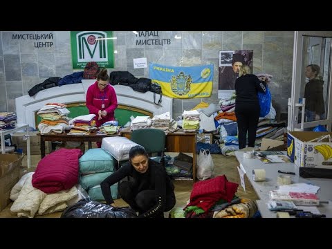 Η ζωή των εκτοπισμένων Ουκρανών στη Λβιβ