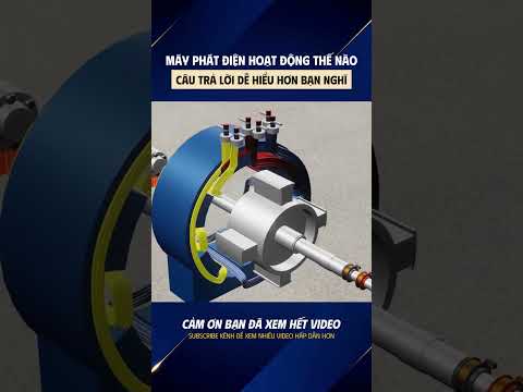 MÁY PHÁT ĐIỆN HOẠT ĐỘNG THẾ NÀO, CÂU TRẢ LỜI DỄ HIỂU HƠN BẠN NGHĨ #vatly #phatdien #congnghe