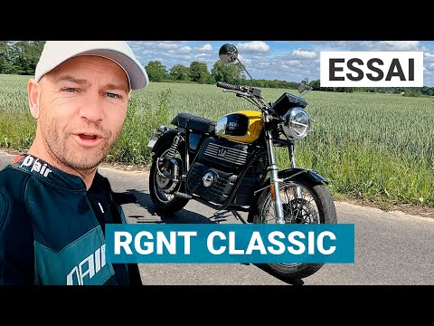 Essai RGNT Classic : une moto électrique au look vintage