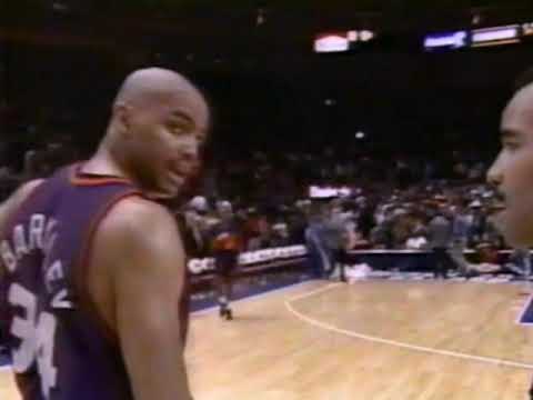 Charles Barkley goes after referee Jim Clark video clip